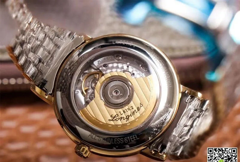 Longines Presence L4.921.2.12.7 RM Factory 1:1 Best Edition Replica Watch Gold Bezel